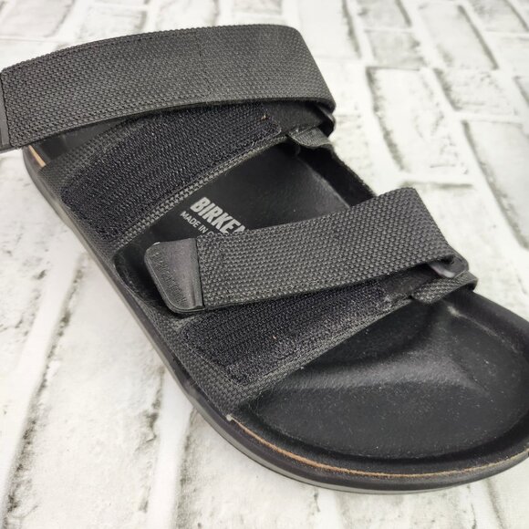 Birkenstock Atacama Mens Sz 10 EU 43 Black Outdoor Trail Sandal Futura Birkoflor - Picture 10 of 11